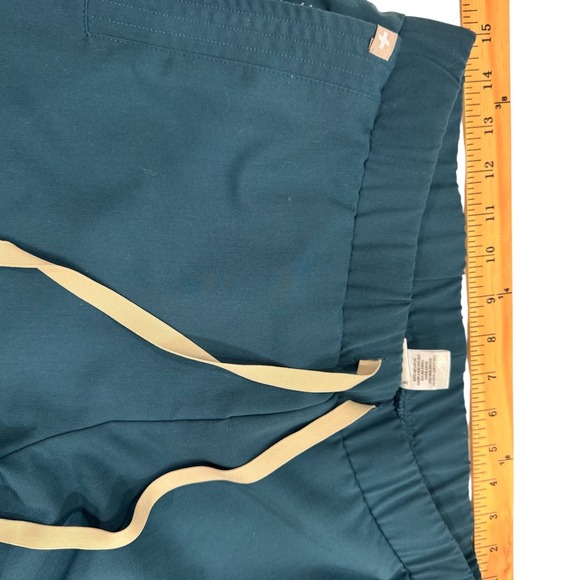 FIGS Technical Collection Teal Scrub Pant W Size S Straight Leg Drawstring - Picture 4 of 7